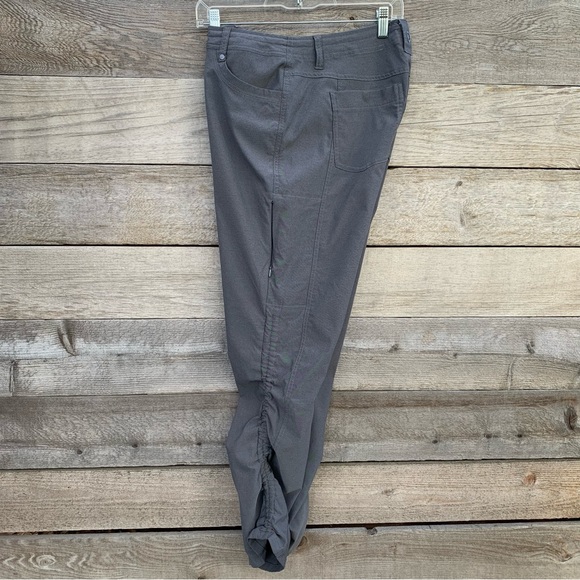 Kuhl Trekr Pant Womens 8 Gray Convertible Side Seam Cinch Ruched Hiking Outdoor - Picture 7 of 15